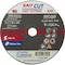 United Abrasives/Sait Abrasive Cut-Off Wheel, Type 1-/ Type 41, 4 in Dia, 0.035 in Thick, 5/8 in Arbor Hole Size 23063 - alternate 1